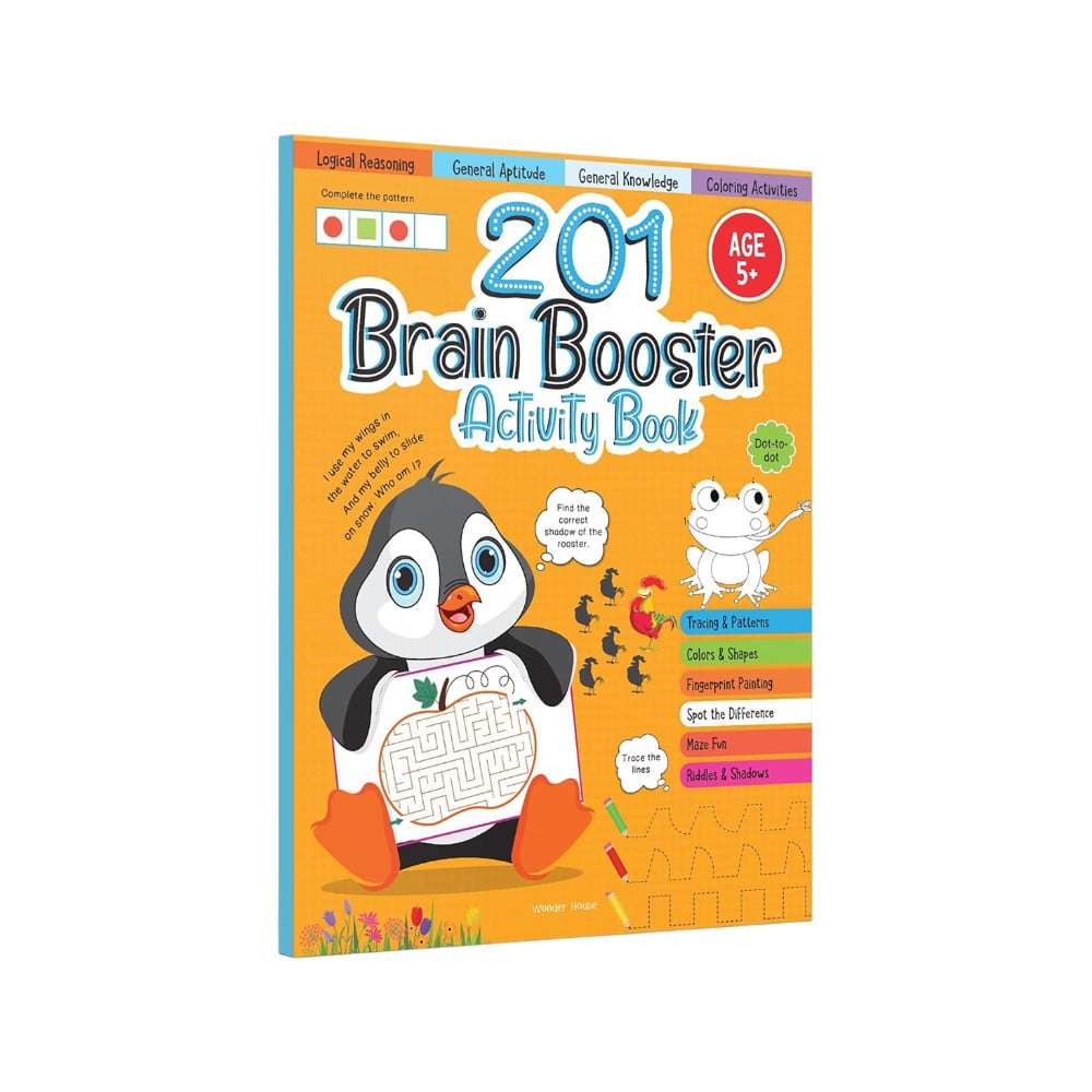 201 Brain Booster Activity Book - Fun Activities And Exercises For ...