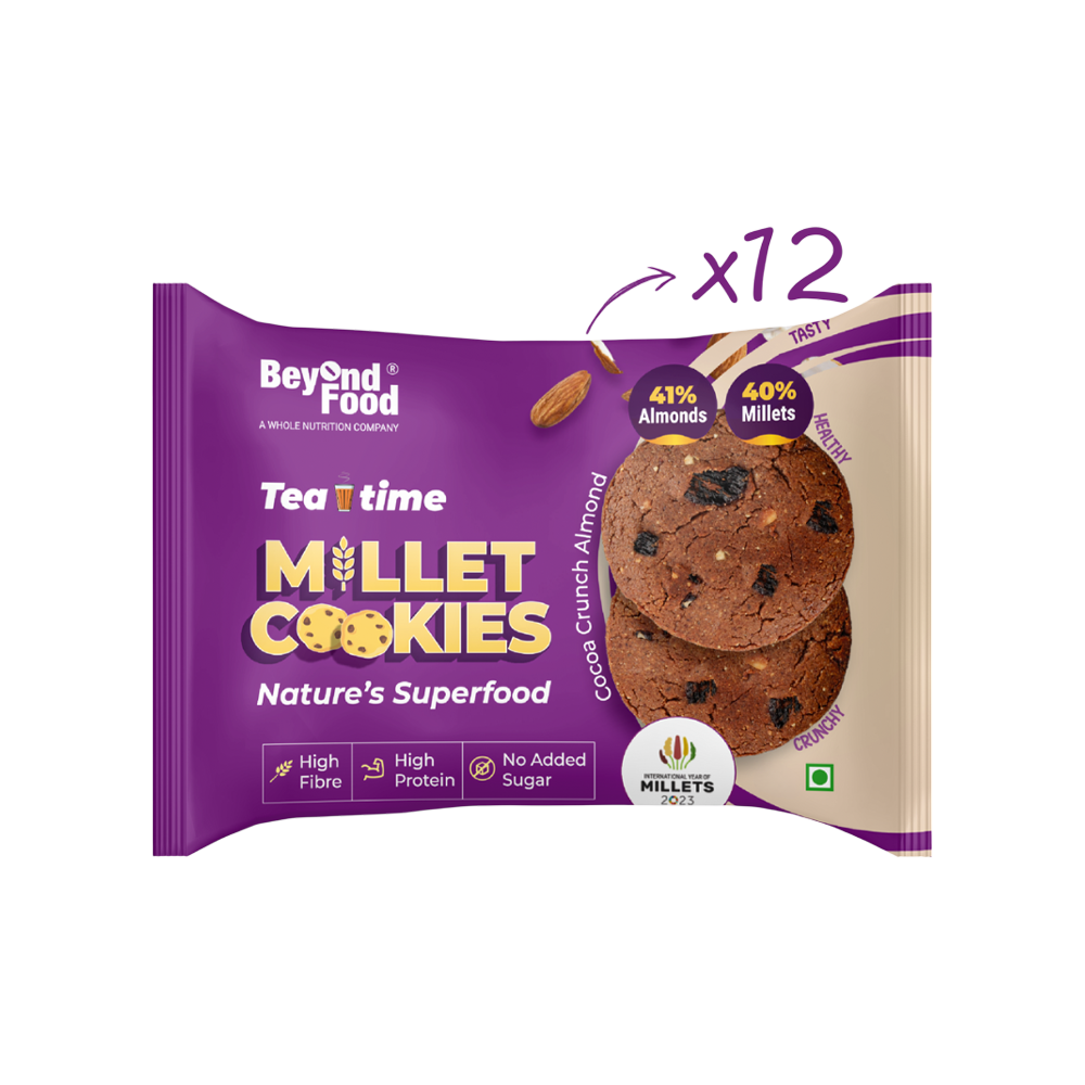 Beyond Food Cocoa Crunch Almond Millet Cookies
