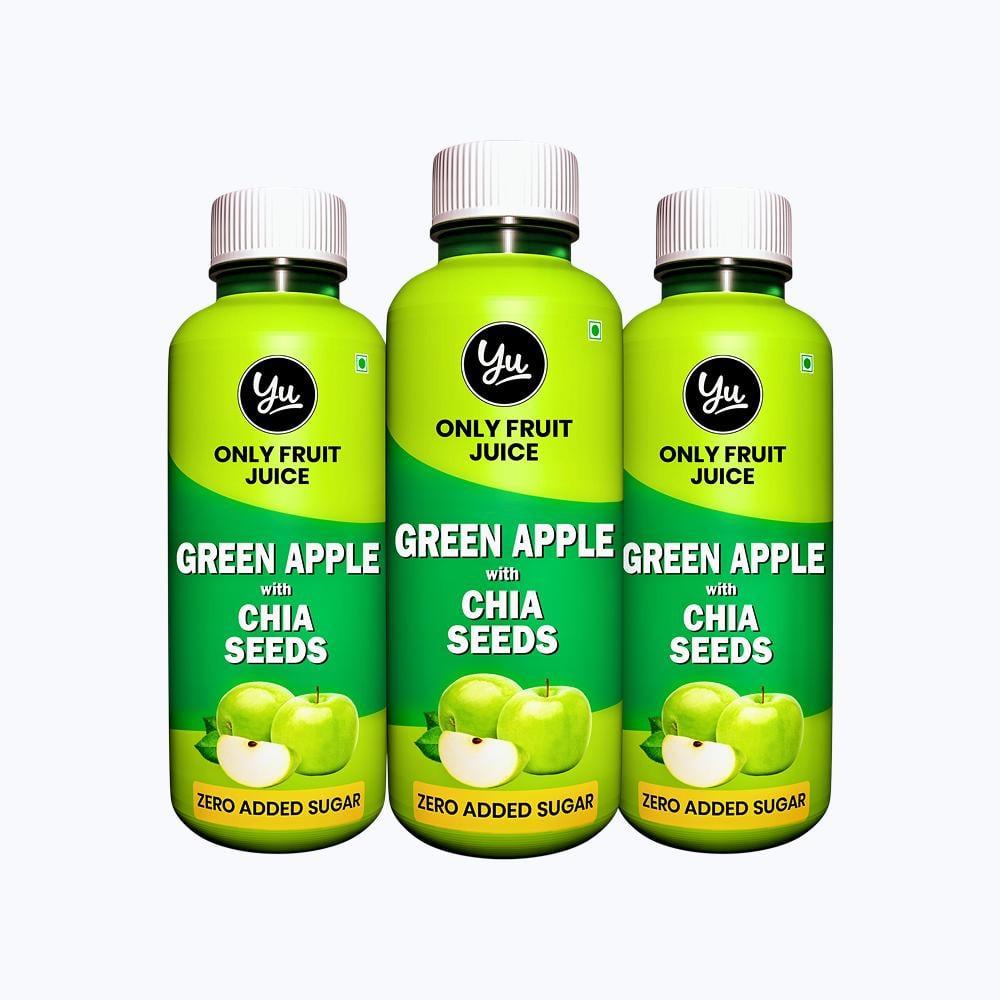Green Apple Juice with Chia Seeds