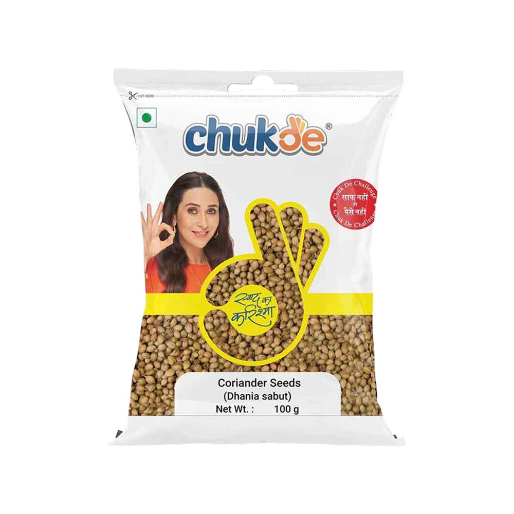 Chukde Coriander Seeds Price - Buy Online at ₹41 in India