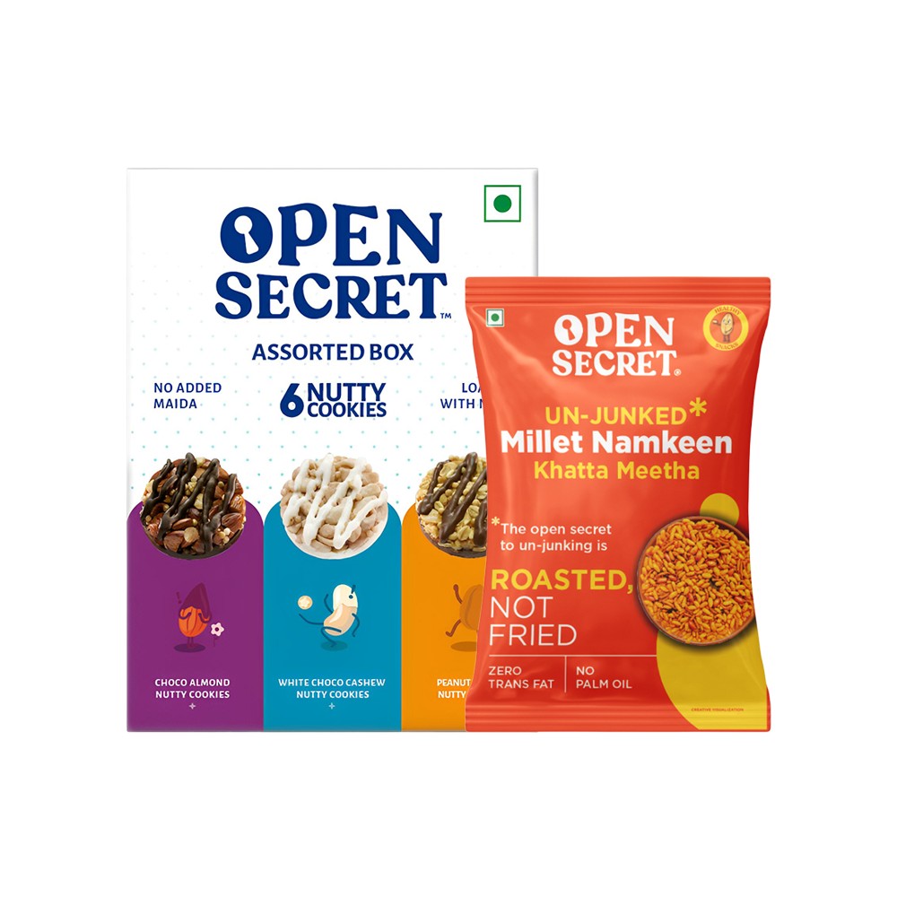 Open Secret Zero Maida Assorted Protein Cookies Gift Pack + Khatta ...