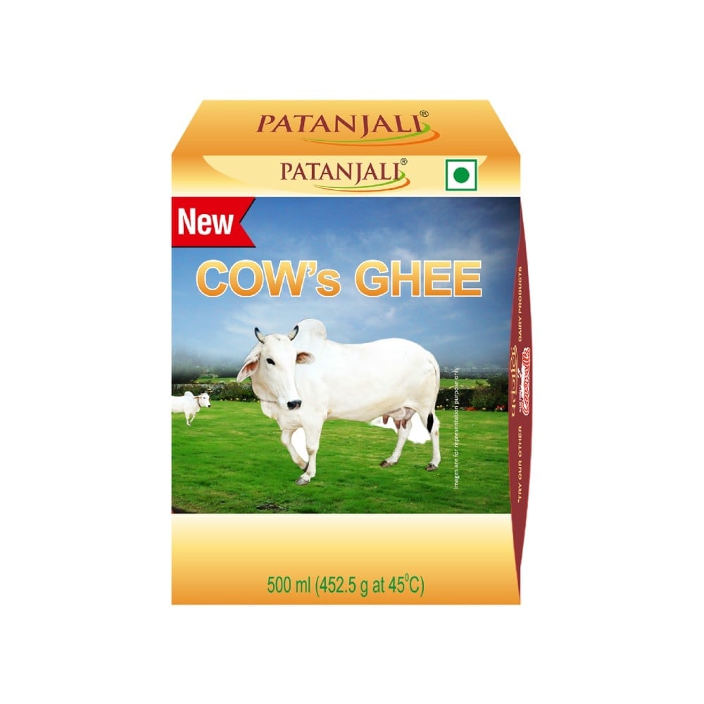 Patanjali Cow Ghee 500 ml - Image 1