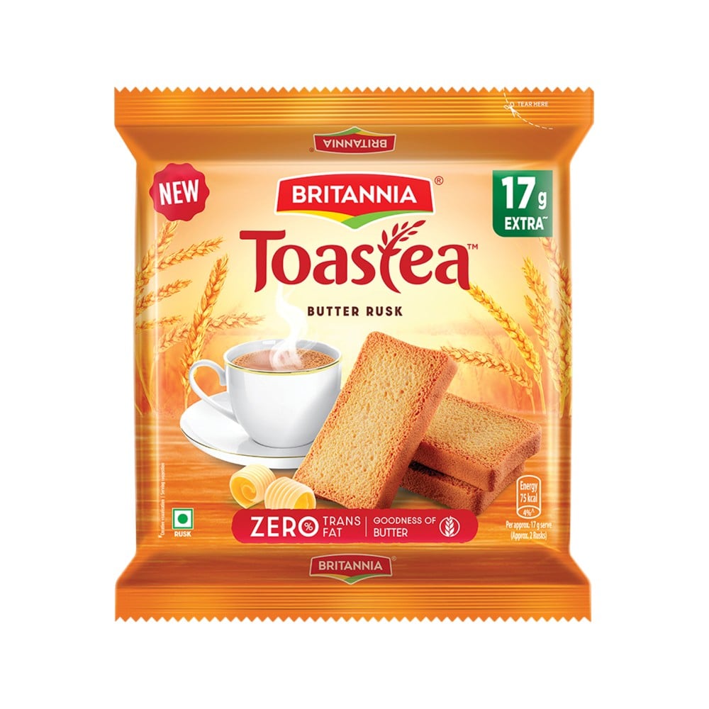 Butter Tea Rusk Britannia Toastea Butter Rusk Price - Buy Online at Best Price in India