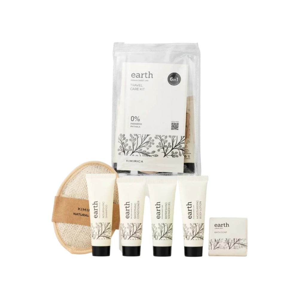 Kimirica Earth Shower Bath Travel Kit with Loofah & Pouch Price - Buy ...