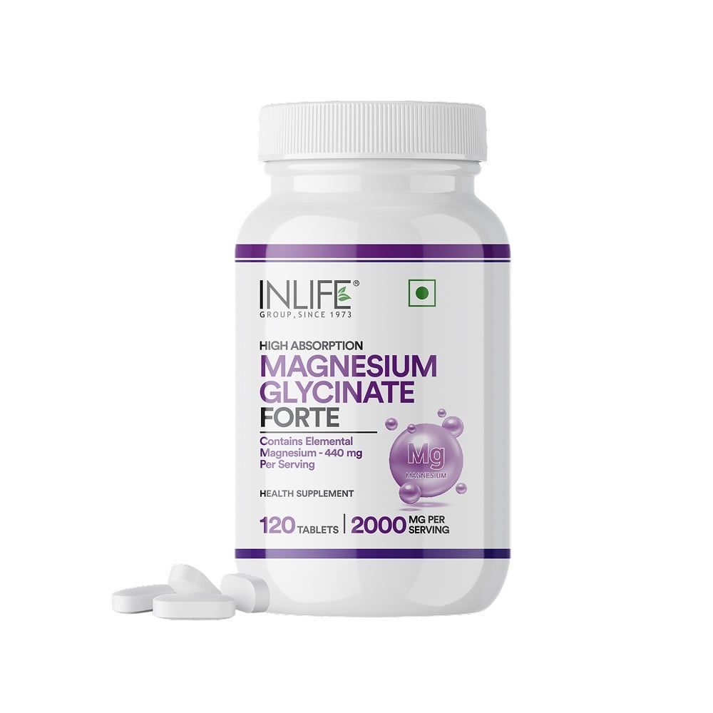 Inlife Magnesium Glycinate Forte Supplement 440 mg - Image 1