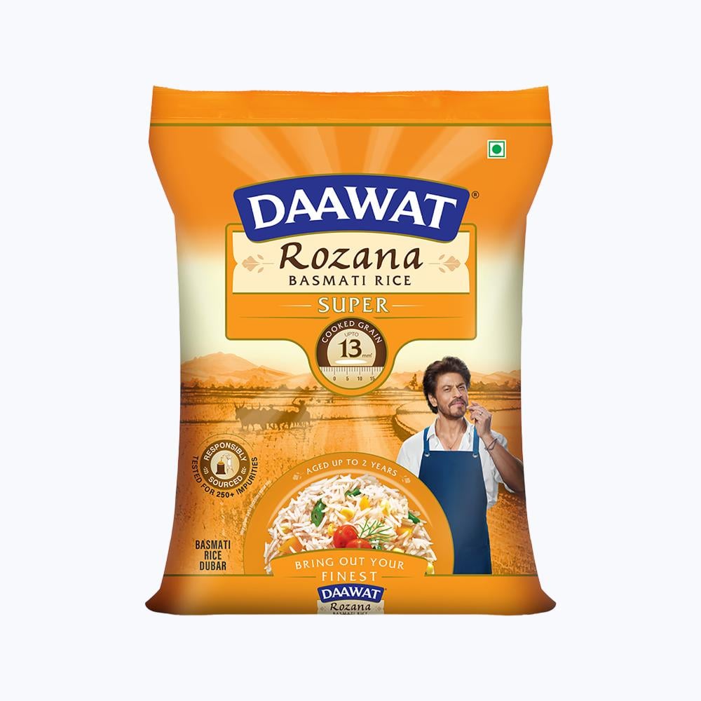Rozana-Super Basmati Rice (Medium Grain) (Basmati Akki)