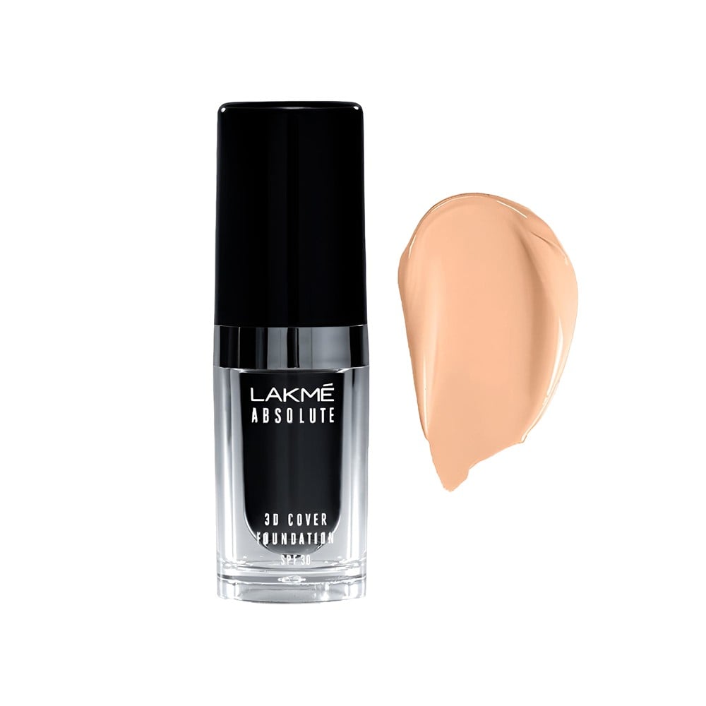 Lakme Absolute 3D Cover Foundation (Cool Ivory) Price - Buy Online at ...