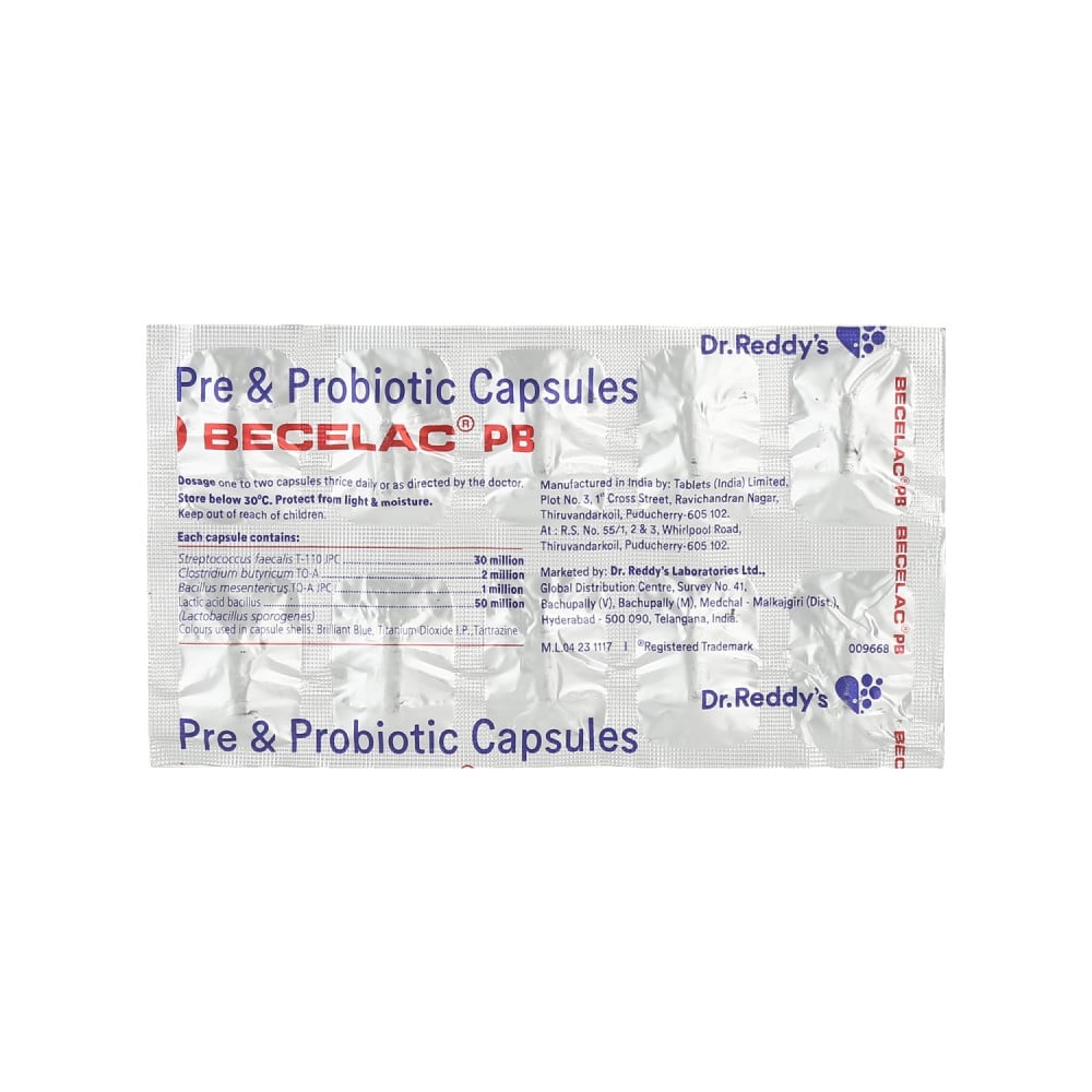 Becelac PB Strip of 10 Capsules Price - Buy Online at Best Price in India