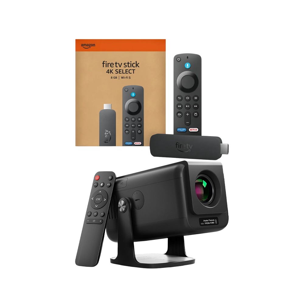 Amazon All New Fire TV Stick 4K Select TV Stick (Black) + Wzatco