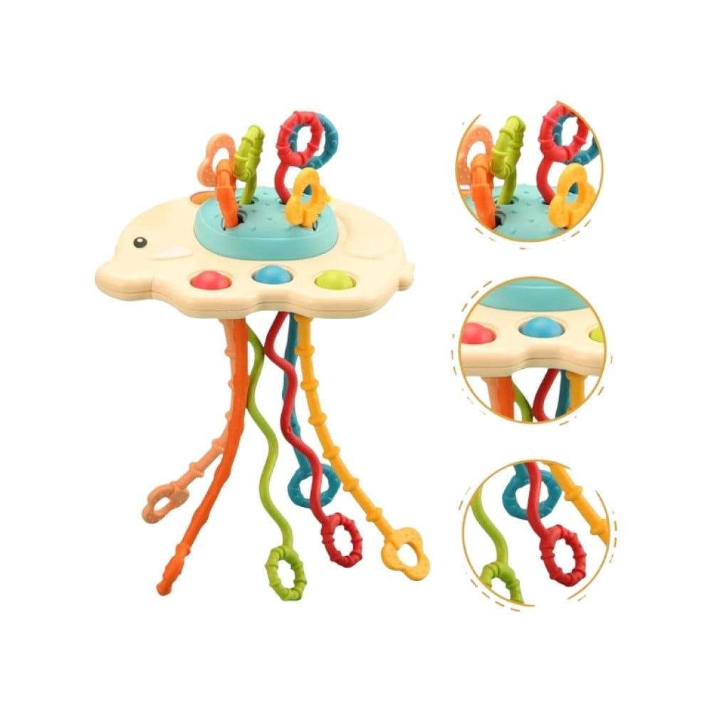 Kipa Ellie Sensory Pull String Toy Teether (Multicolour) Price - Buy ...