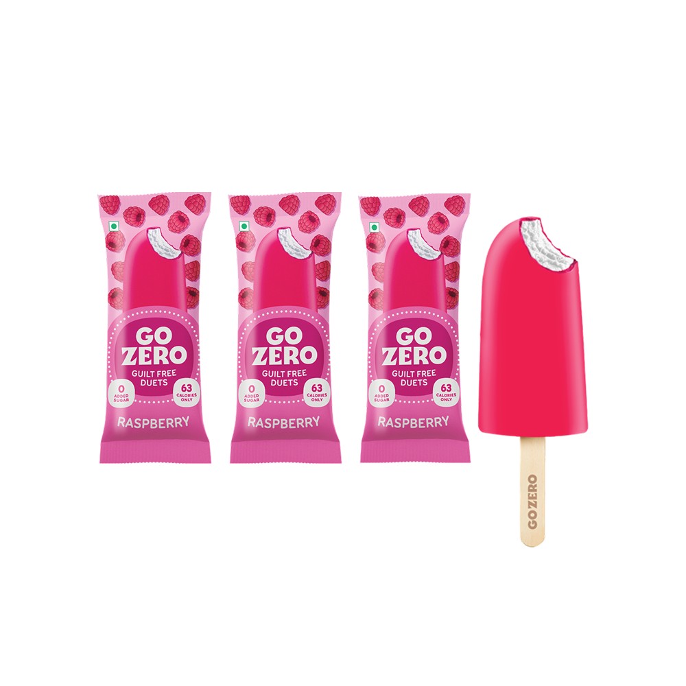 Amul Raspberry Sticks Go Zero Raspberry Duet Guilt Free Ice Cream Stick - Pack of 3 Price ...
