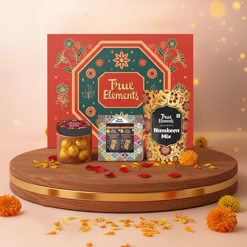 True Elements Diwali Celebrations Snacks Gift Pack Price - Buy