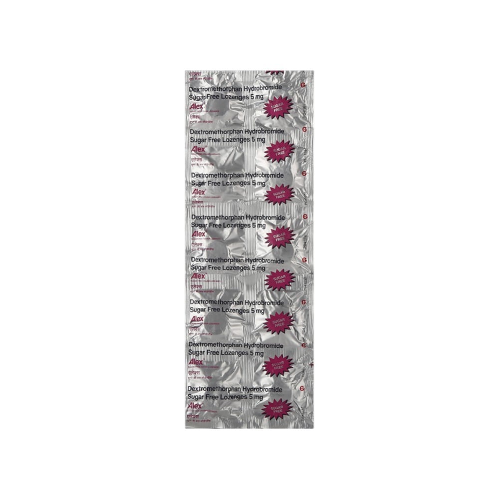 Alex 5mg Sugar Free Tablets Price - Buy Online at ₹119 in India