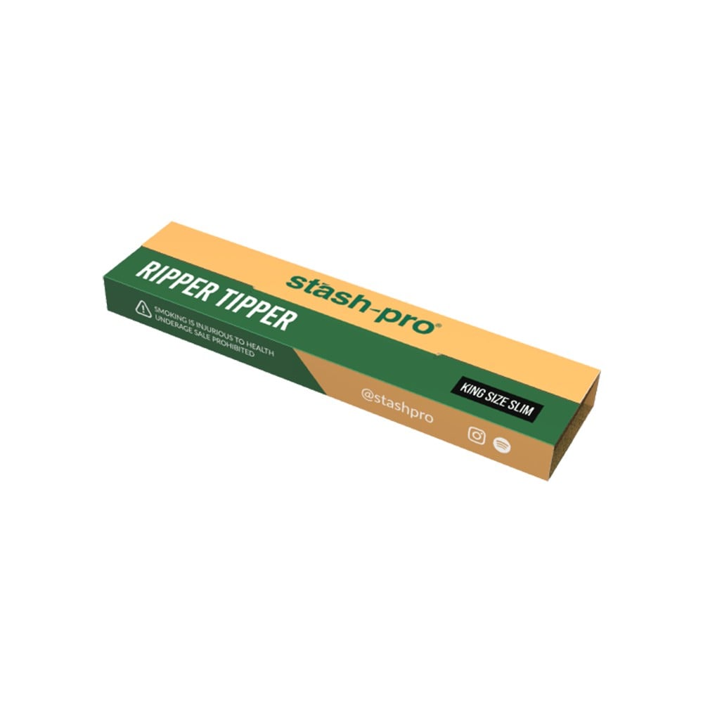 Brown Ripper Rolling Paper 32 Leaves + 32 Roaches Stash Pro Price - Buy ...