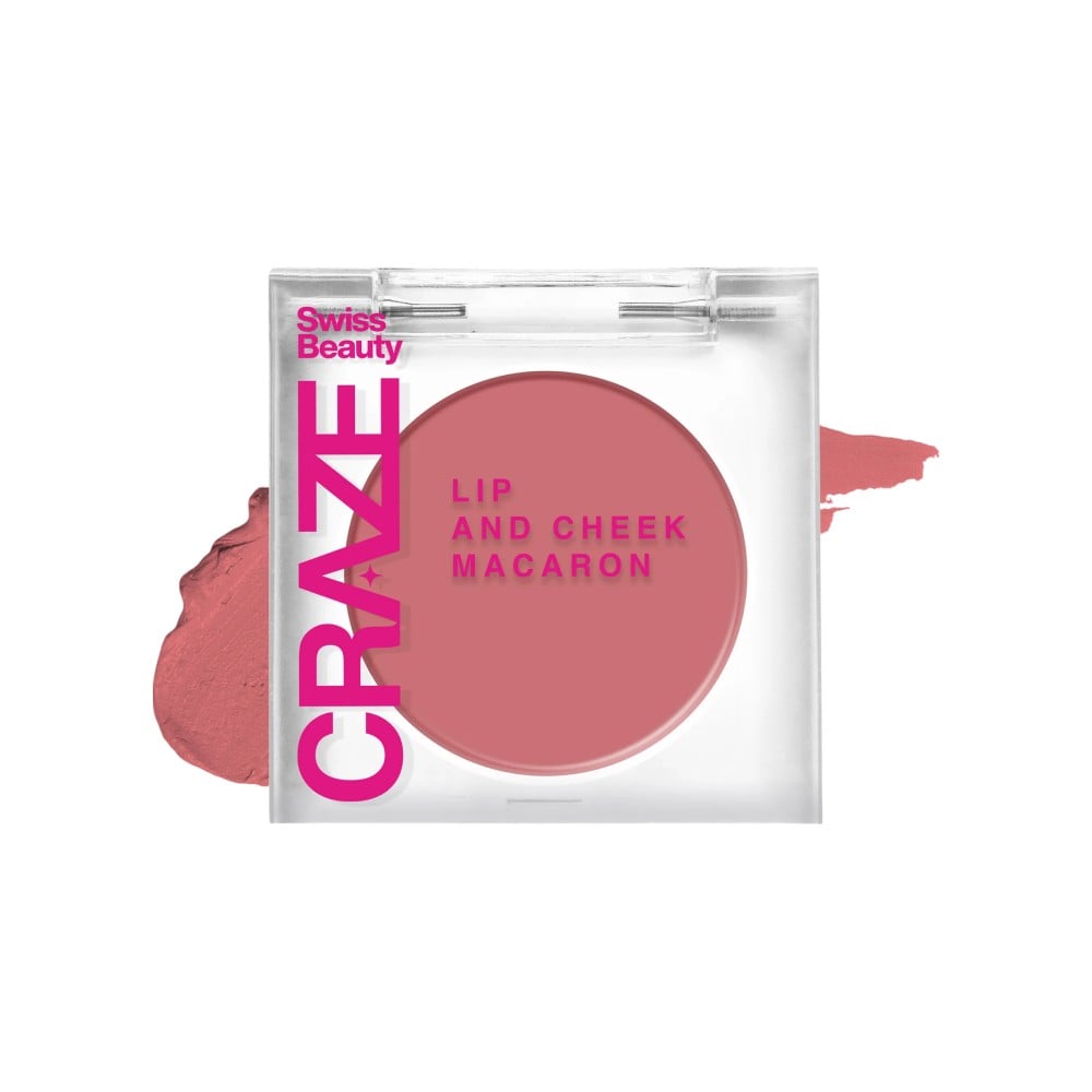 Swiss Beauty Craze Macaron Lip & Cheek Tint (Pink Jelly) Price
