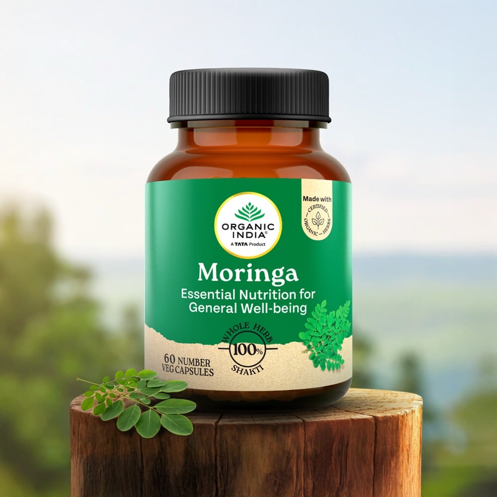 Organic India Moringa Capsules Price - Buy Online at ₹239 in India