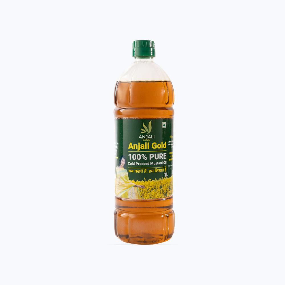100% Pure Cold Pressed Mustard Oil