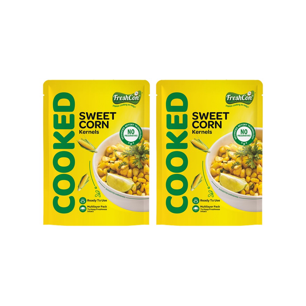 Freshcon Ready to Use Cooked Sweet Corn Kernels - Pack of 2 Price - Buy ...