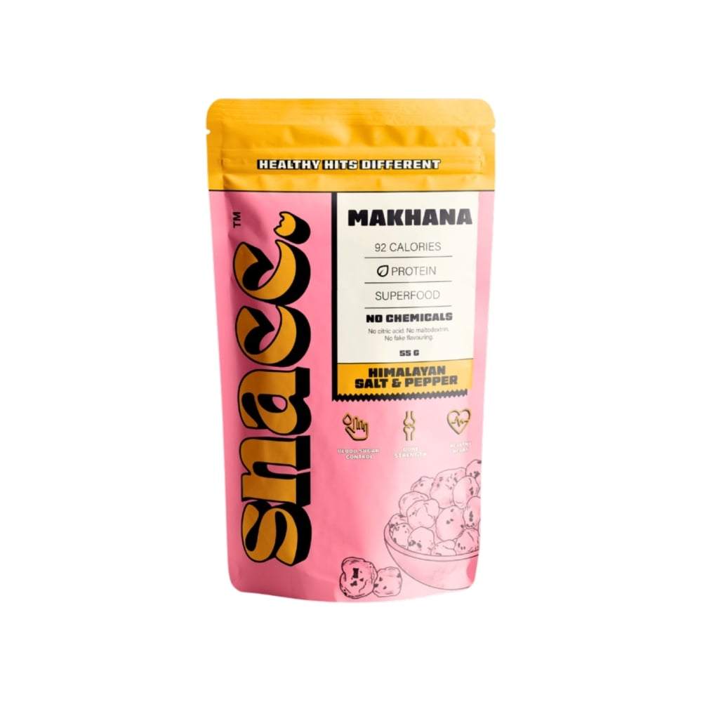 Salt Clock SNACC Himalayan Salt & Pepper Flavoured Makhana Price - Buy Online at ...