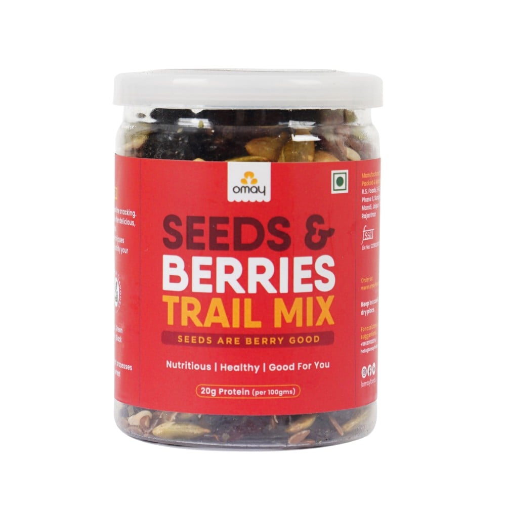 Omay Foods Berries Trail Mix Price - Buy Online at ₹121 in India