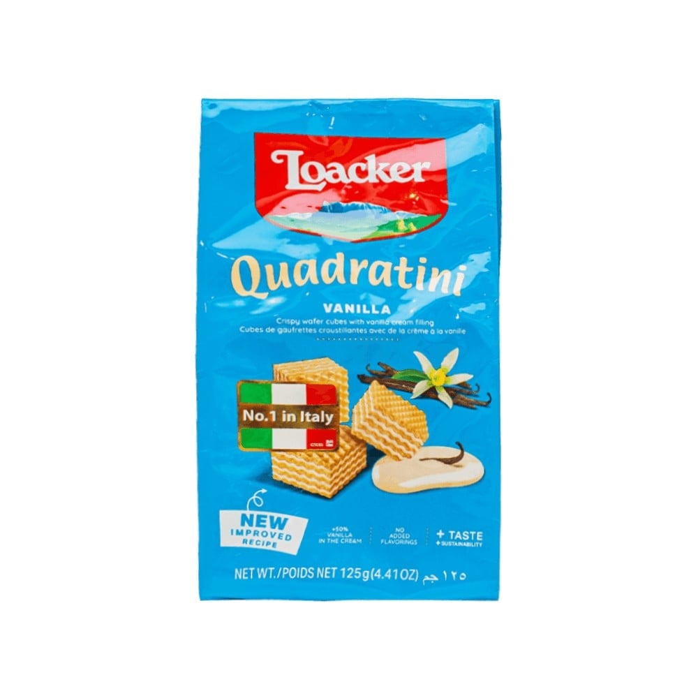 Loacker Quadratini Vanilla Wafers Price - Buy Online at ₹209 in India