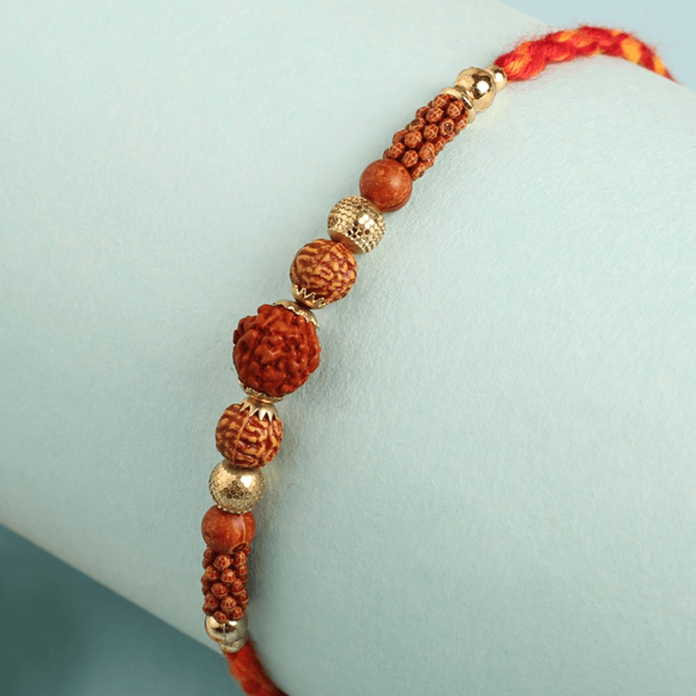 Men's Single Rudraksh Rakhi by Shubh Price - Buy Online at Best Price ...