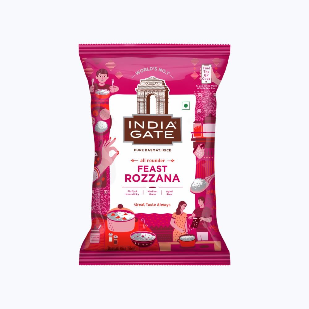 Feast Rozana Basmati Rice (Medium Grain) (Basmati Akki)