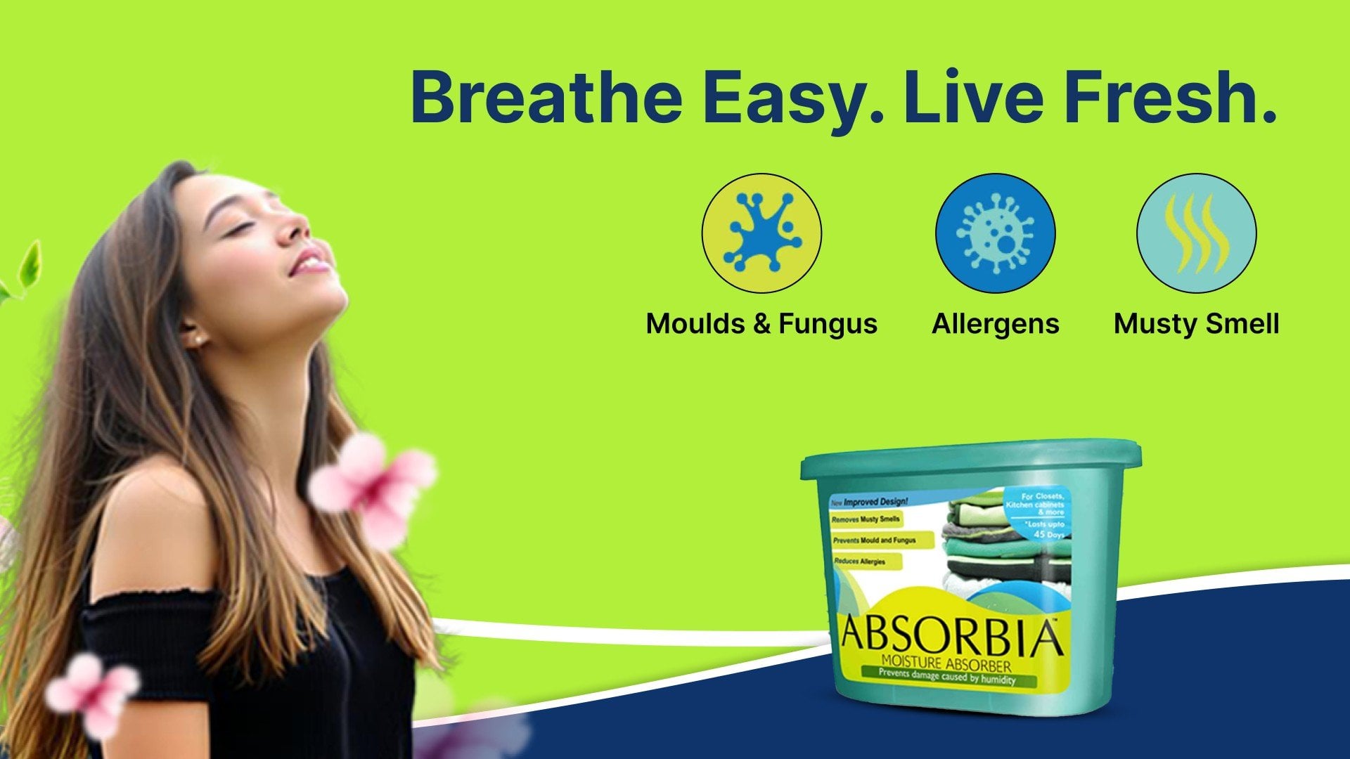 Absorbia - Moisture Absorber Dehumidifier Pack Price - Buy Online at ...