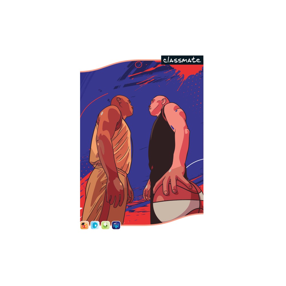 Classmate Unruled Notebook (A4, 240 pages, Multicolour) Price - Buy ...