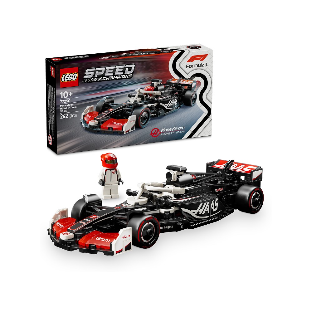 Lego MoneyGram Haas F1 Team VF-24 Racing Car Building Set (77250) Price ...