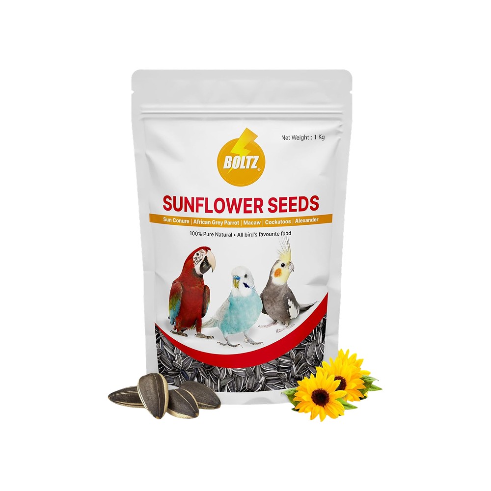 Boltz Striped Premium Sunflower Seeds Bird Food Price - Buy Online