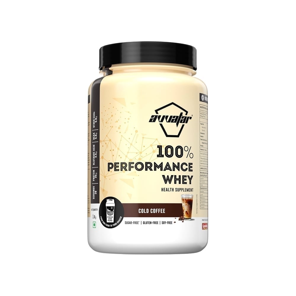 Buy Avvatar Performance Whey Protein (Cold Coffee) 1 kg