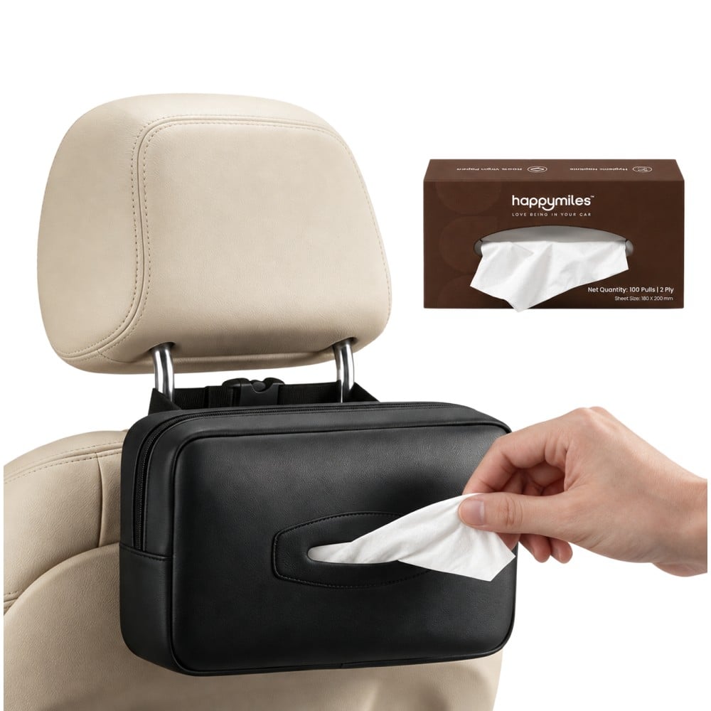 Tissue Box Packet Happymiles Car Tissue Box Holder with Tissues Price - Buy Online at ...
