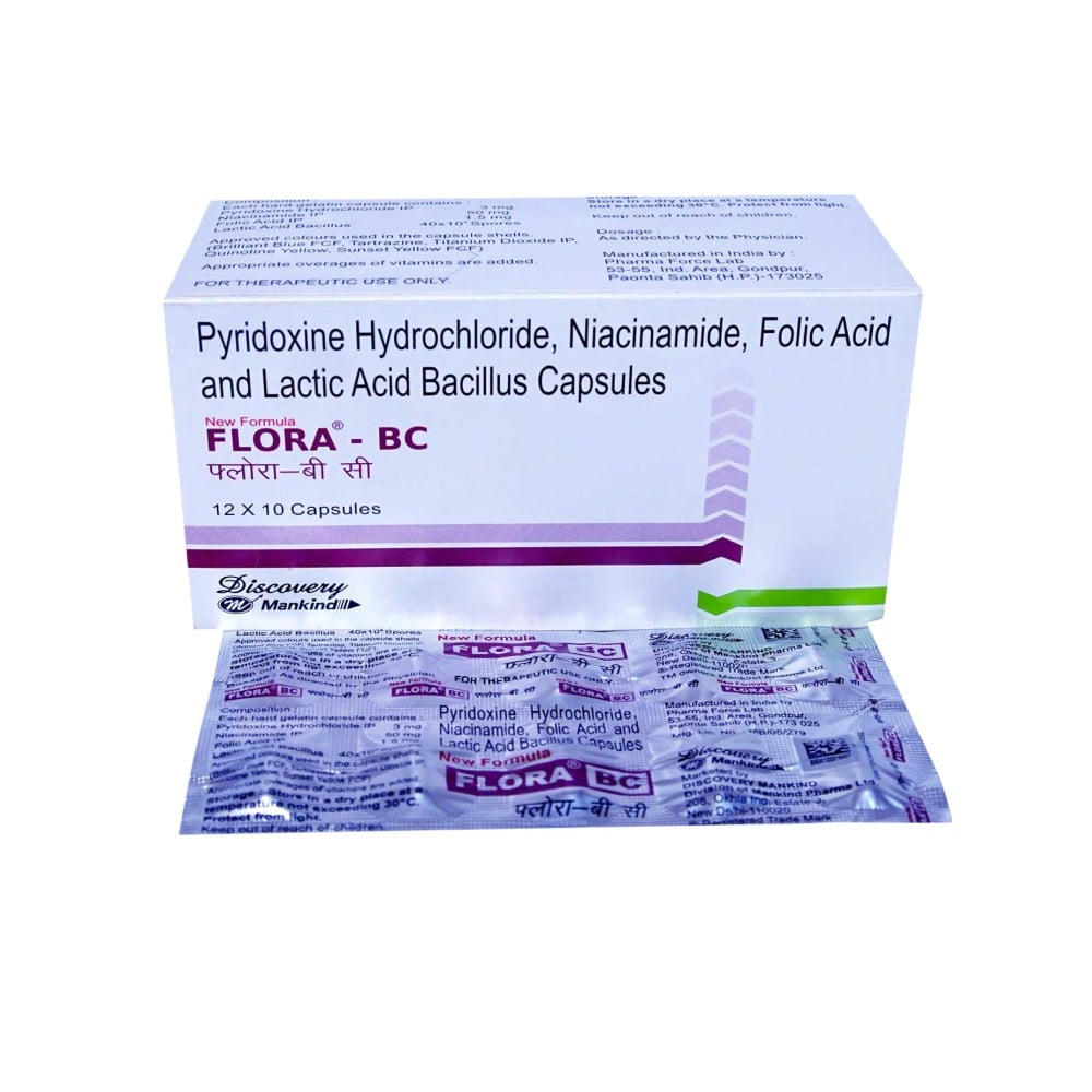 Flora BC NF Strip of 10 Capsules Price - Buy Online at Best Price in India