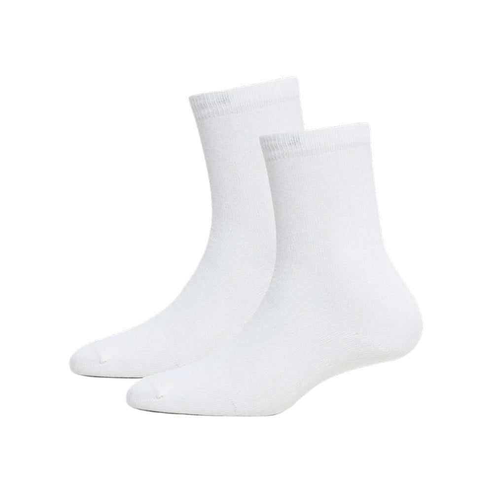 Jockey Kids Calf Length Socks (White, Pack of 2) - Image 1