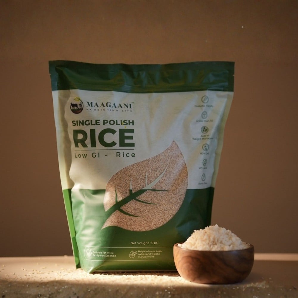 MAAGAANI Single Polish Low GI Rice Price - Buy Online at Best Price in ...
