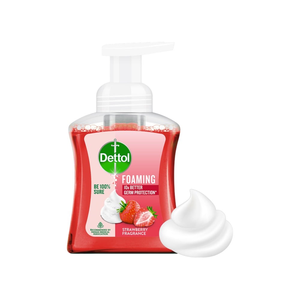 Dettol Strawberry Fragrance Foaming Handwash (250 ml) Price - Buy ...