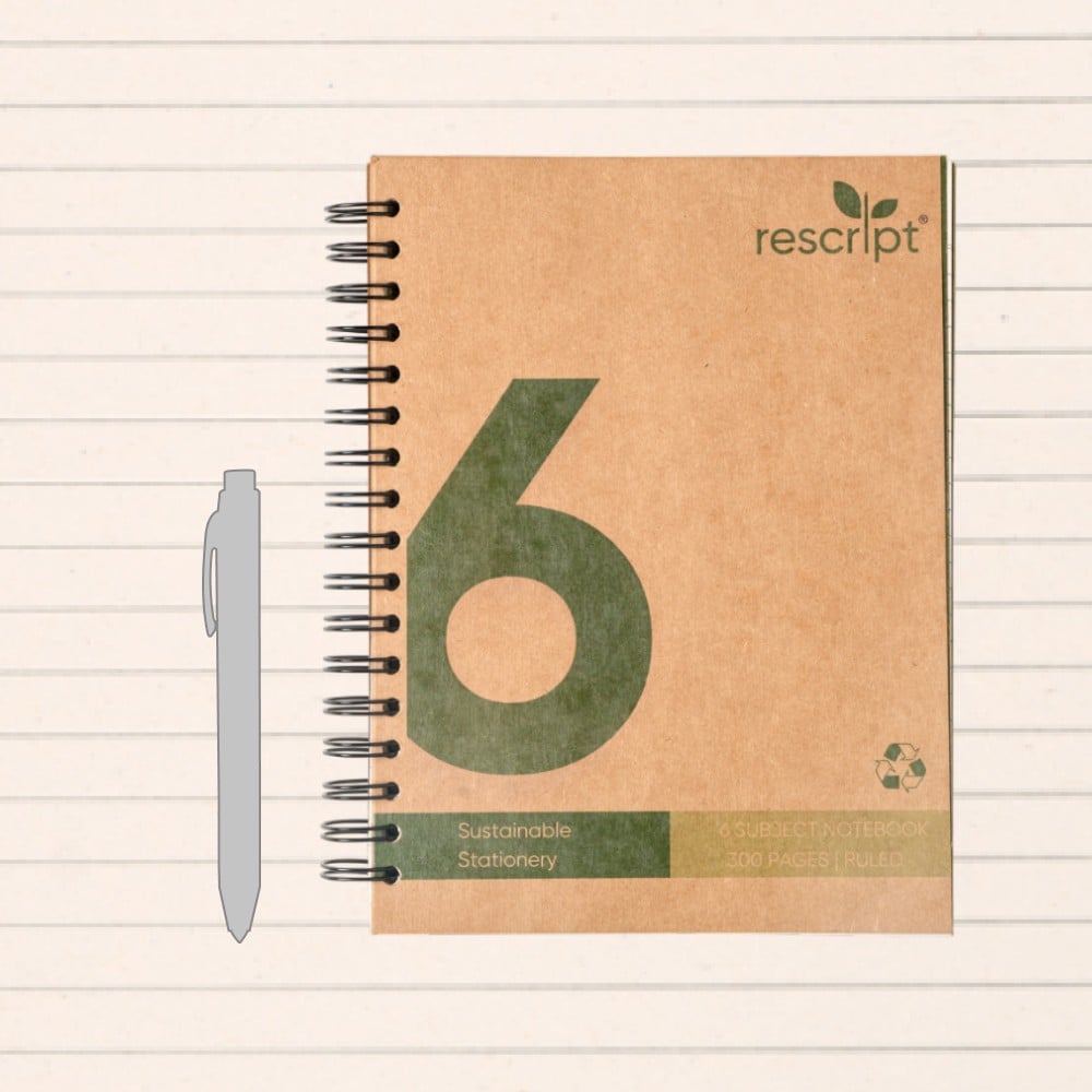 Rescript 6-Subject Single Line Notebook (B5, White) Price - Buy Online ...