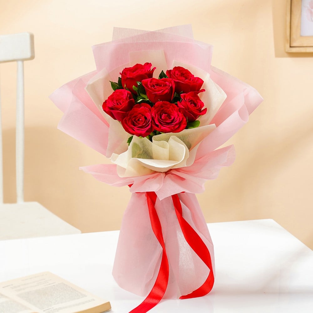 IGP - Red Rose Blossom Bouquet Price - Buy Online at Best Price in India