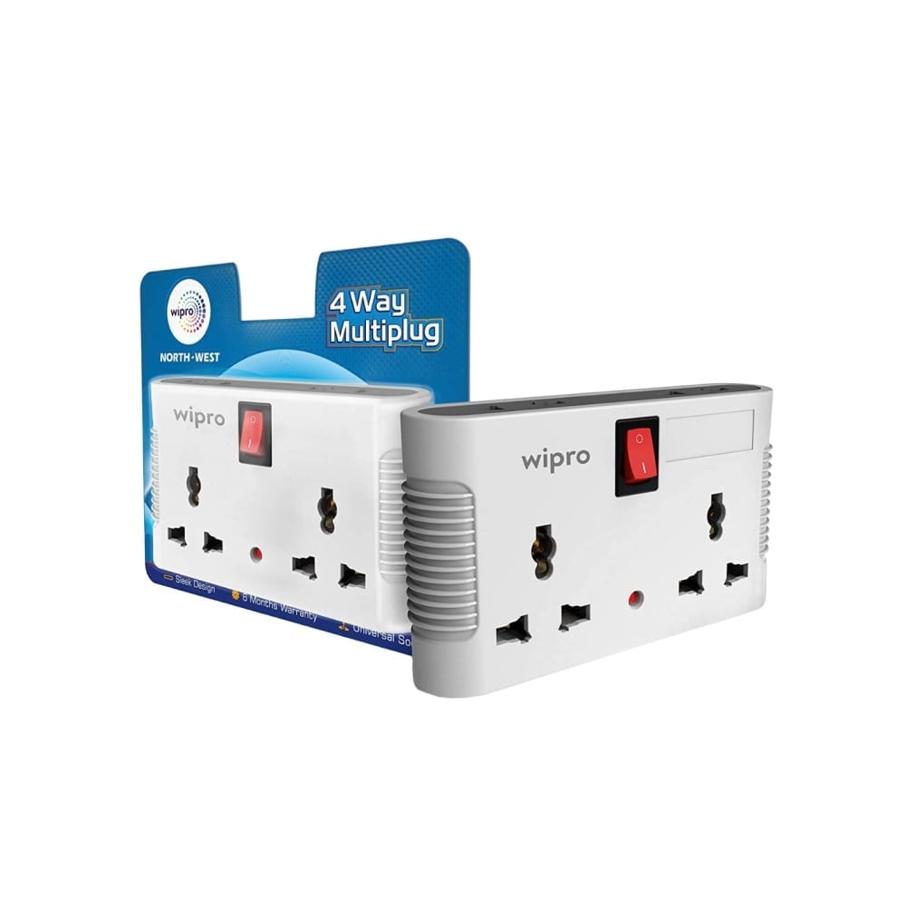 Wipro 4 Way Multi Plug Price - Buy Online at ₹249 in India
