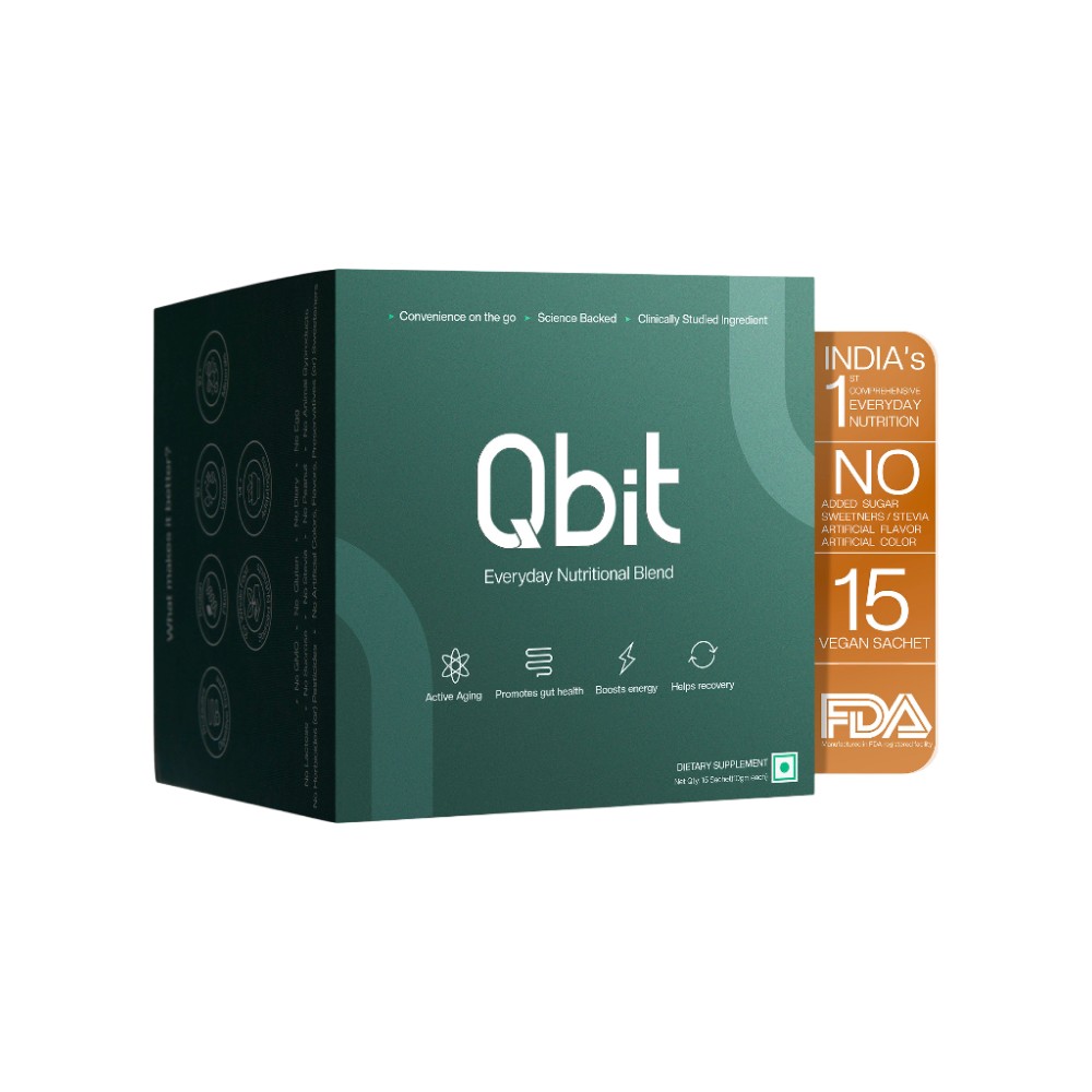 Qbit Daily Nutrition Gut Health Supplement Drink Price - Buy Online at ...