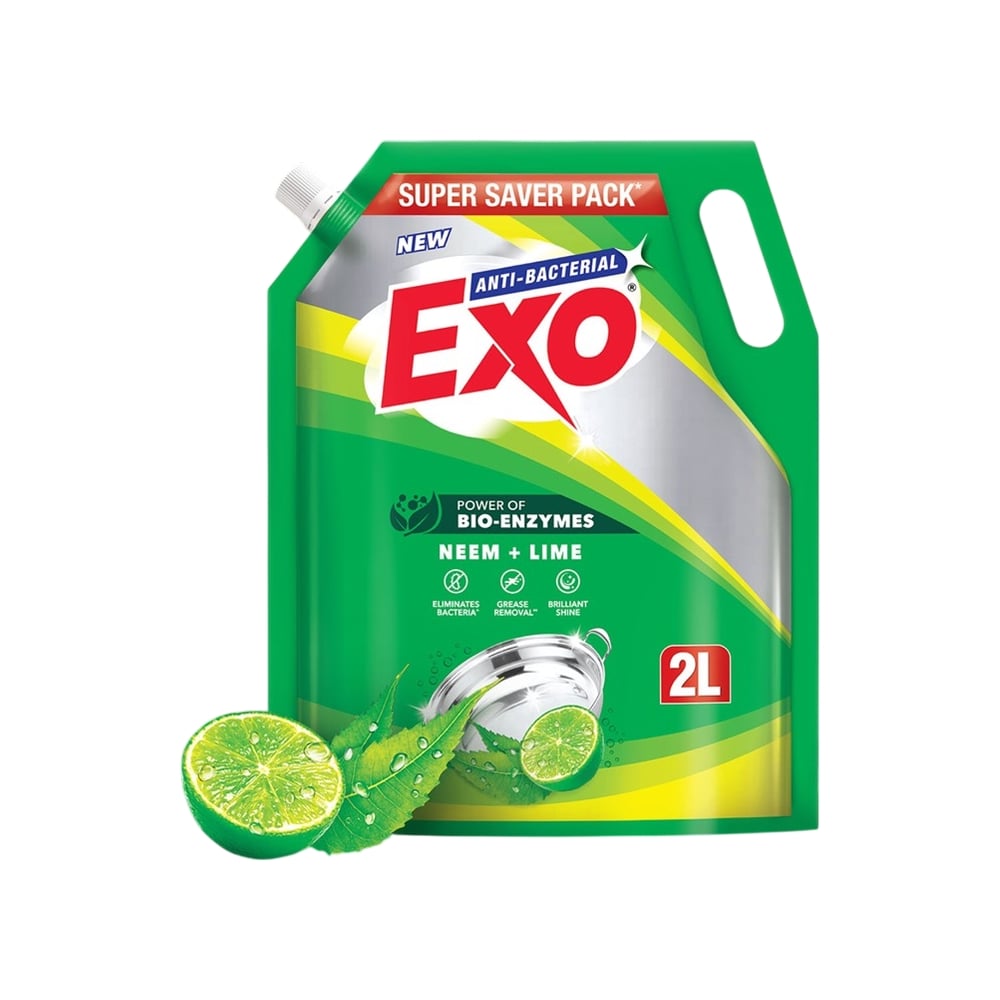 Exo Anti Bacterial Neem + Lime Dishwash Gel Price - Buy Online at