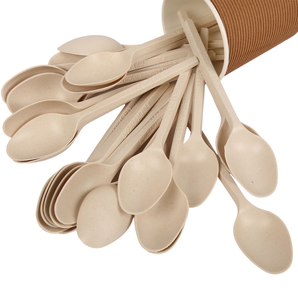 Pack N Wrap Biodegradable Bamboo Fibre Disposable Spoon Price - Buy ...