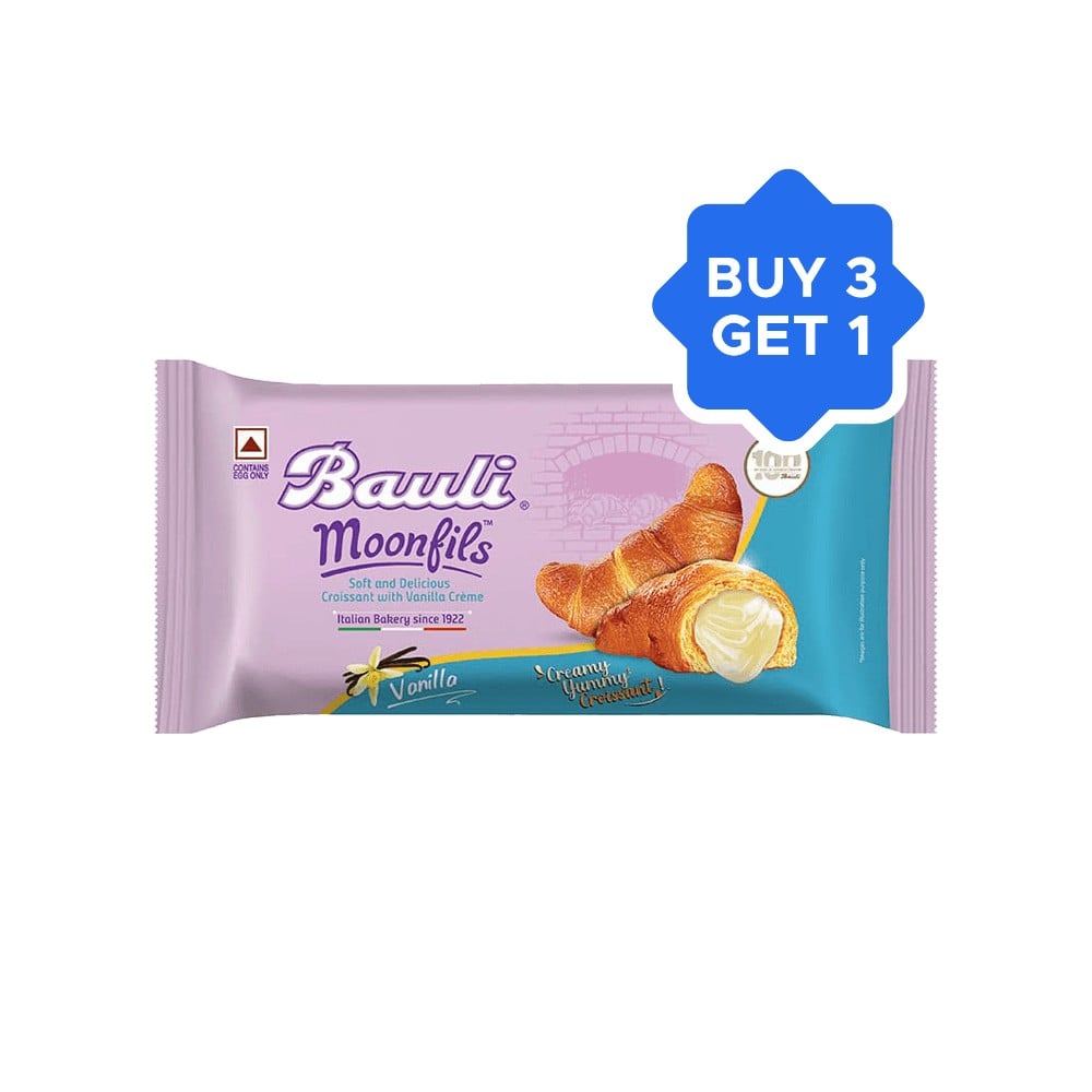 Bauli Moonfils Vanilla Crème Soft Croissant - Buy 3 Get 1 Free Price ...