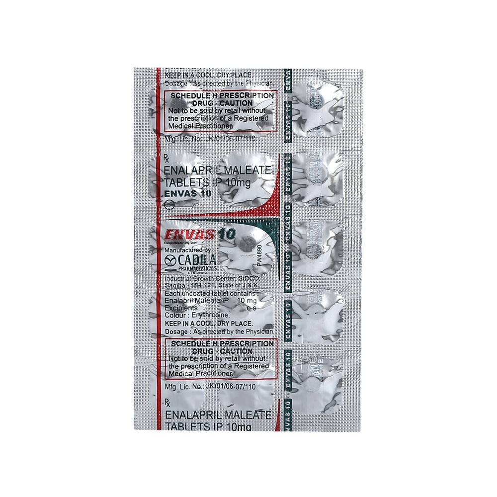 Tab Invas Envas 10mg Strip Of 15 Tablets Price - Buy Online at ₹99 in India