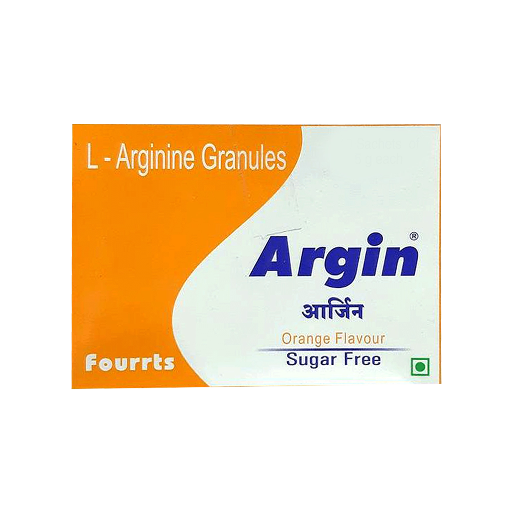 Argin Orange Flavour Sugar Free Granules