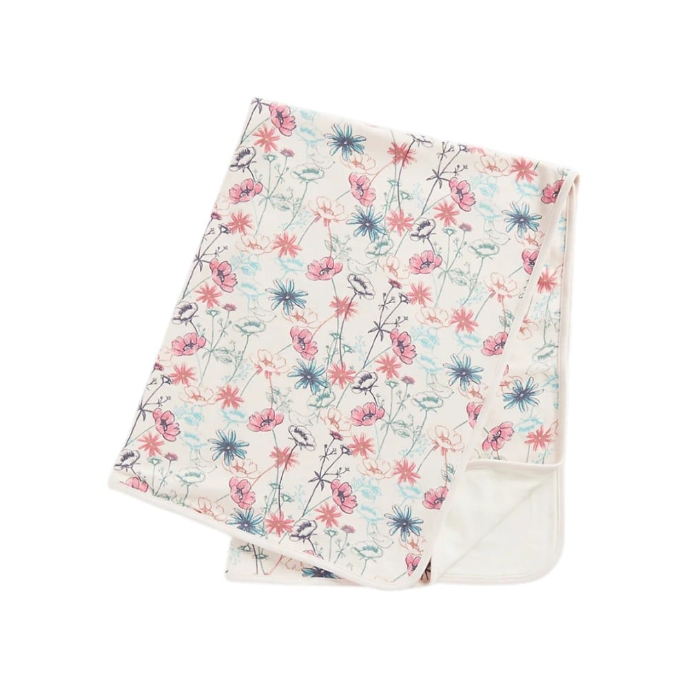 Mayoral Baby Printed Swaddle- Silver