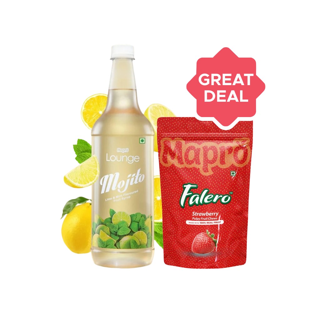 Fallero Candy Mapro Lounge Mojito Cocktail Mix + Mapro Falero Strawberry Fruit Chews ...