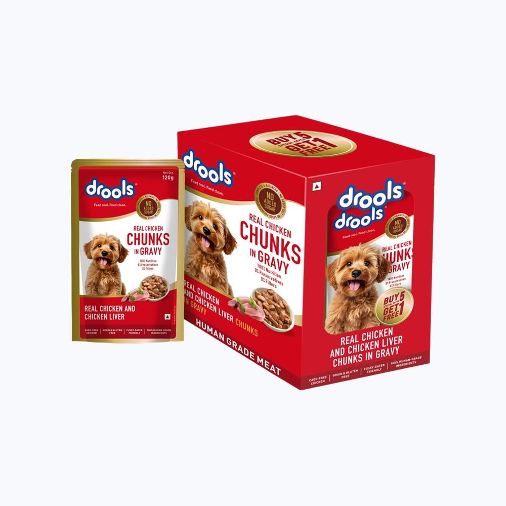 Real Chicken & Liver Chunks In Gravy Wet Dog Food