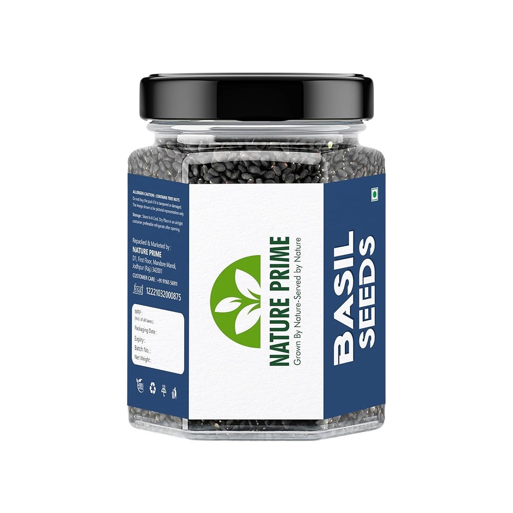 Nature Prime Raw Sabja/ Basil Seeds Price - Buy Online at ₹195 in India
